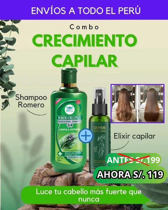 ELIXIR OUHOE - ESTIMULA EL CRECIMIENTO DEL CABELLO
