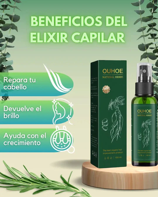 ELIXIR OUHOE - ESTIMULA EL CRECIMIENTO DEL CABELLO