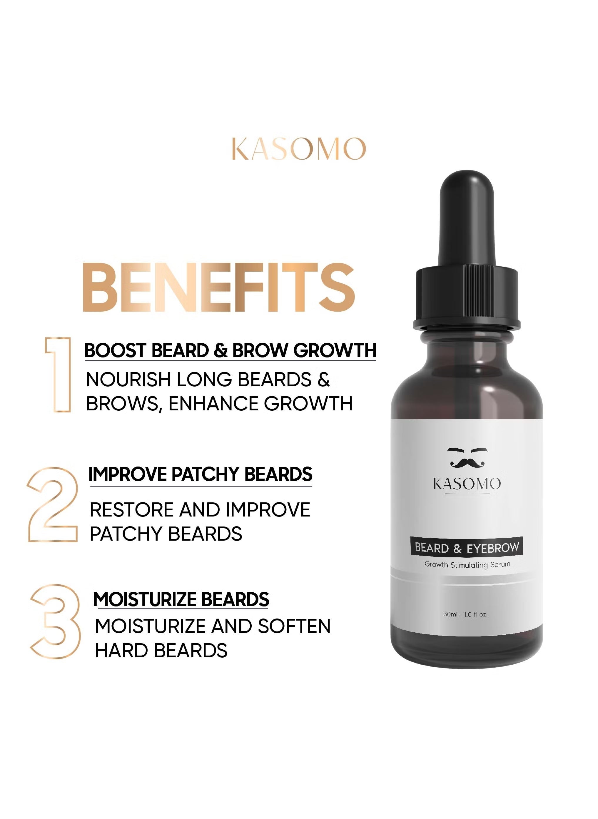 KASOMO™ - ESTIMULADOR DE BARBA