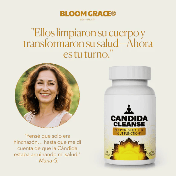 Candida Cleanse® Cápsulas que reducen antojos, hinchazón y fatiga